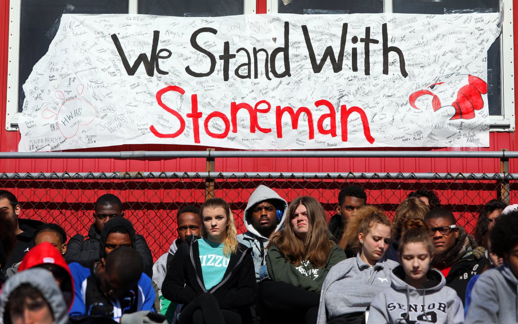 Solemn program at Hazelwood West remembers those killed at Florida high school